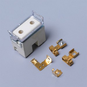 Sarı mis Yaxşı elastiklik 0.3mm -0.5mm16A Ştamplama Yuvası və Komponentlər 2