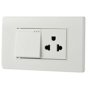 Hot Selling American 1-Gang Switch with 3 Hole Switch and Socket